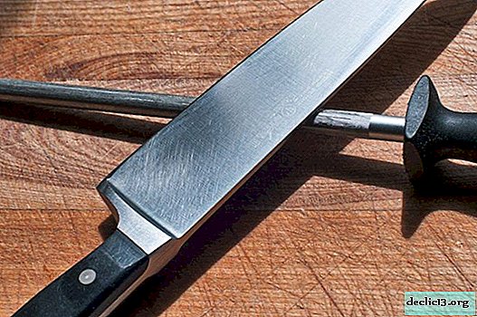 How to sharpen knives with a bar