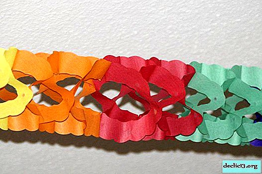 How to make a garland of paper with your own hands - step by step instructions