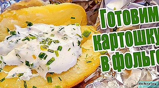 Potatoes in foil and in a bag in the oven - step by step recipes