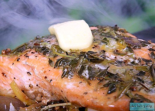 Nướng cá hồi trong lò nướng - từng bước và video công thức nấu ăn