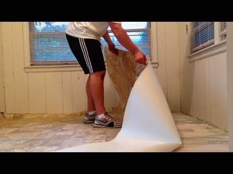 How to lay linoleum