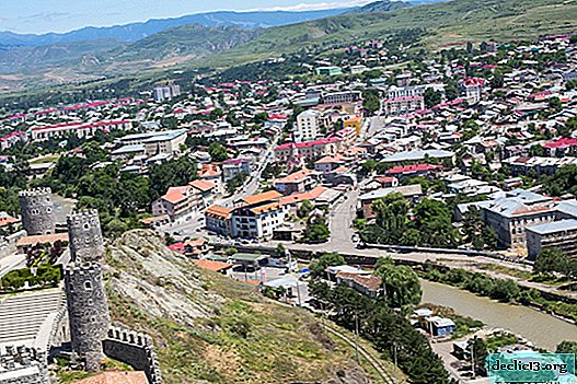 Akhaltsikhe - a cidade da Geórgia na antiga fortaleza