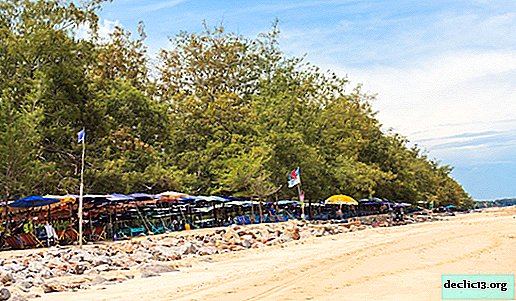 Cha Am - um pequeno resort na Tailândia, na costa do Golfo da Tailândia