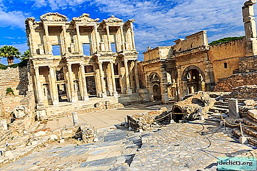 The ancient city of Ephesus in Turkey. Temple of Artemis and the House of Virgin Mary
