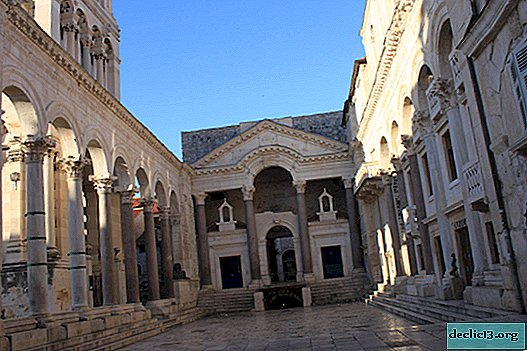 Diocletian's Palace in Split - a construction of the Roman Empire