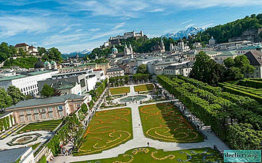Palača in vrtovi Mirabell v Salzburgu - turistične informacije