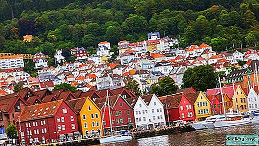 Mesto Bergen - prehod v deželo Fjordov