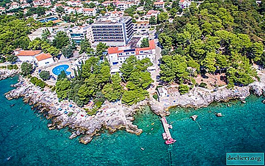 Krk - colorful island and national park in Croatia