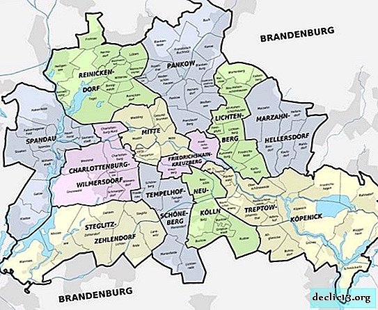 نظرة عامة على مناطق برلين حيث تقيم للسائح