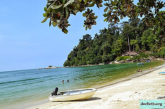 Pangkor - pulau Malaysia, tidak diinjak-injak oleh wisatawan