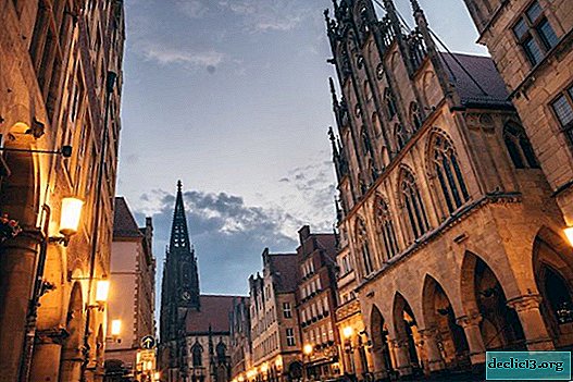 We plan a trip to Muenster - an old city in Germany