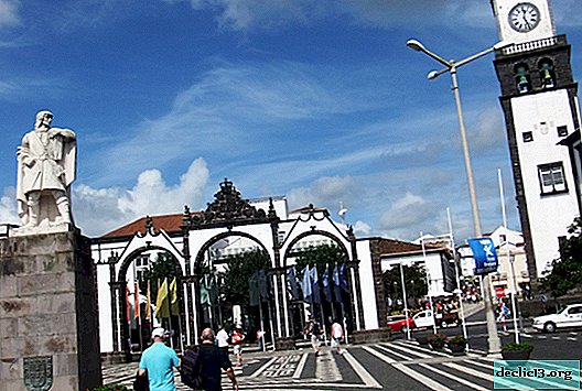 Ponta Delgada - The main city of the Azores in Portugal