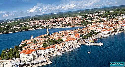 Porec, Kroatia: detalj om den gamle byen Istria med foto