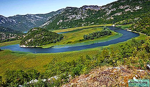 Lago Skadar - a maior massa de água em Montenegro