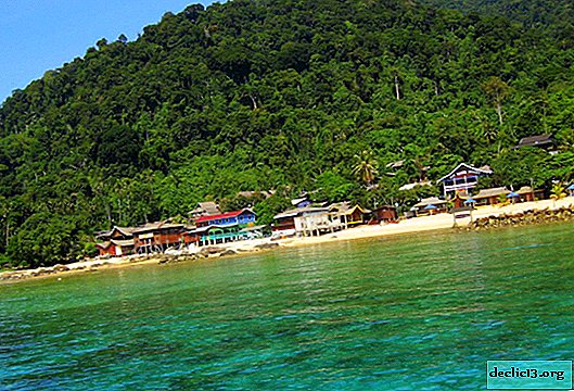Tioman - a picturesque island of Malaysia with a coral reef