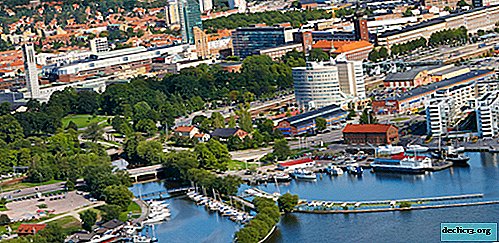 Vasteras - uma cidade industrial moderna na Suécia