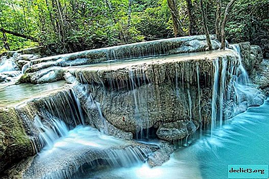 Erawan Falls - the highlight of the National Park in Thailand
