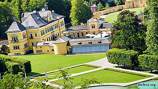 Castelo Helbrunn - um antigo complexo de palácio em Salzburgo