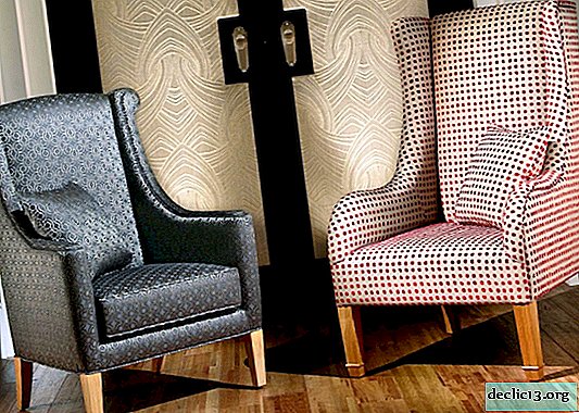 English fireplace chairs in combination with various interior styles