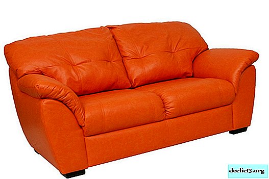 Una combinación de ganar-ganar de un sofá naranja con estilos interiores