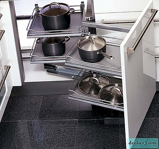 The functionality and advantages of the magic corner for the kitchen, the rules of choice