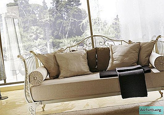 Karakteristik sofa modern, pilihan untuk penempatannya