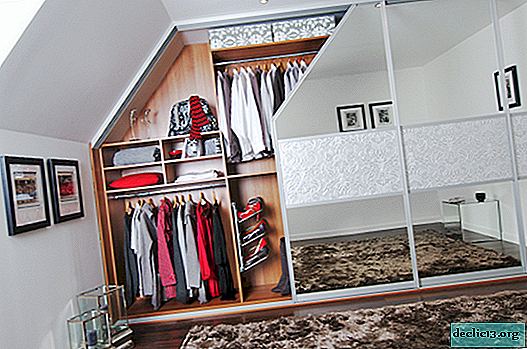 How to place a dressing room in the attic