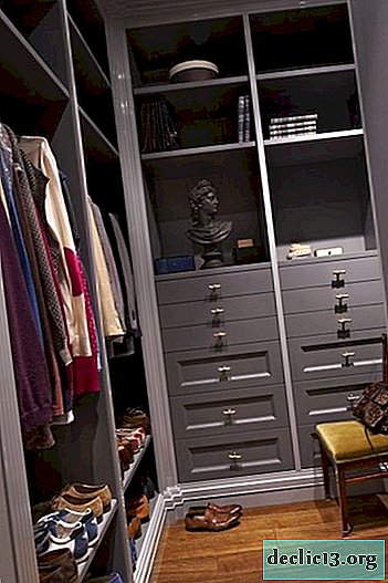 كيفية وضع غرفة خلع الملابس في مخزن خروتشوف ، وخيارات الصور