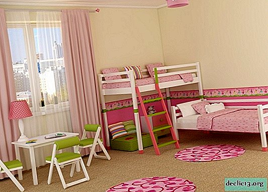 Cum să alegeți mobilierul pentru copii pentru două fete, sfaturi și trucuri