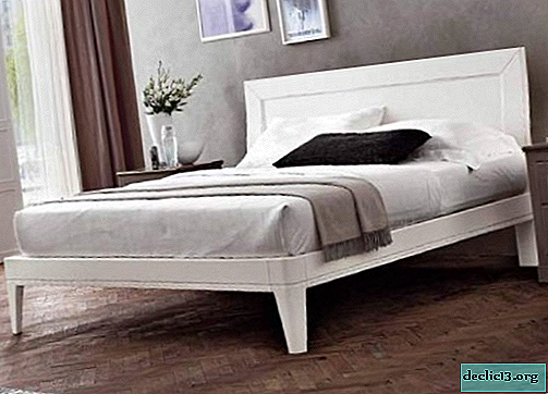 What are the white double beds and what features