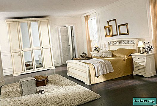 What options for white furniture in the bedroom are found