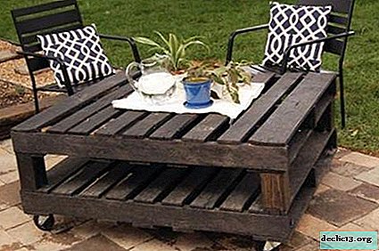 What options for garden furniture from pallets exist