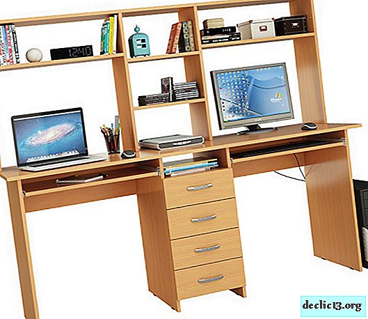 Desk configuration for two children, selection criteria