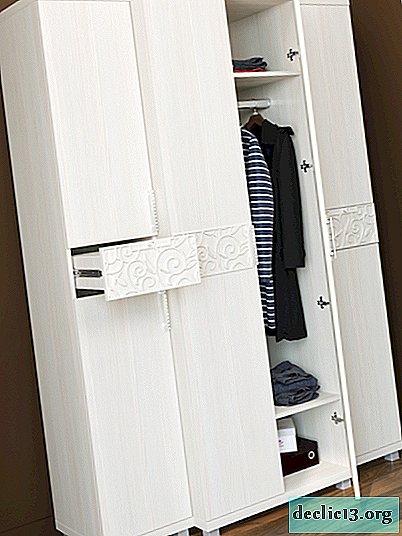 Overview of clothes cabinets with shelves, selection rules
