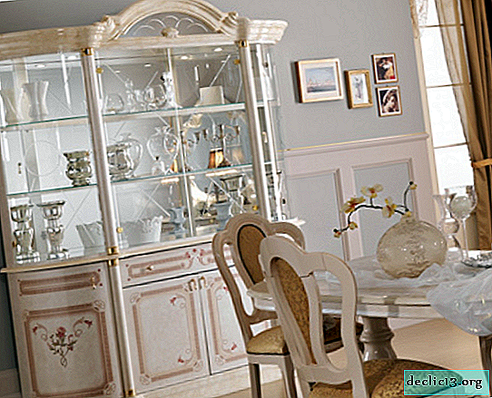 Overview of cupboards with glass, selection rules