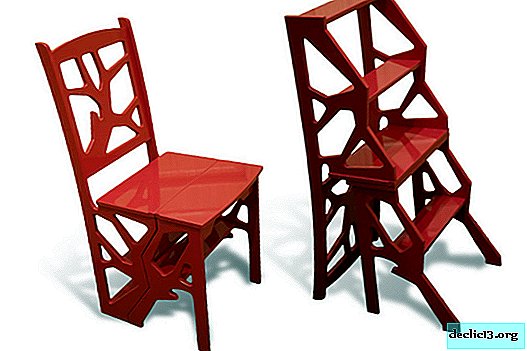 Caractéristiques du design d'un fauteuil, fabrication à faire soi-même
