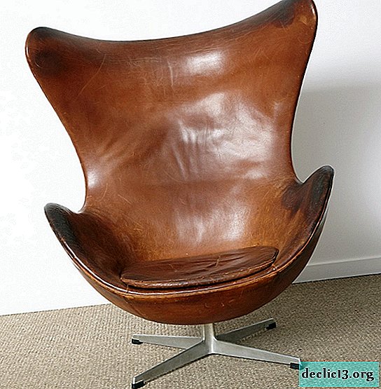 Features of cult egg chairs, do-it-yourself manufacturing algorithm