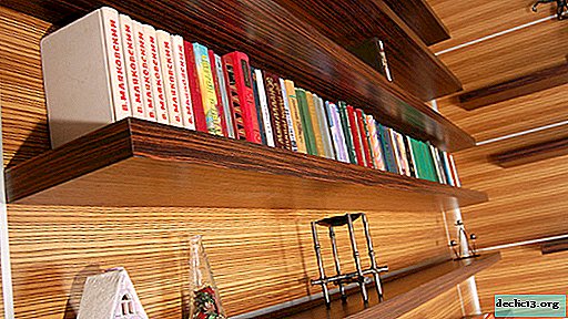 Features of furniture shelves, an overview of options - Dressing