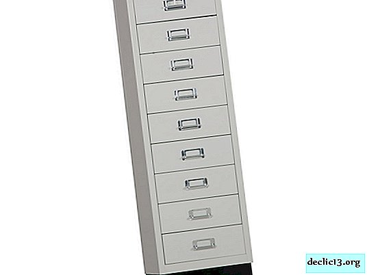Recursos de armários metálicos para armazenamento de documentos, uma revisão de modelos