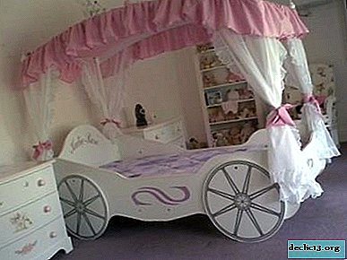 Neden kızlar için araba yatakları çok popüler, temel özellikleri