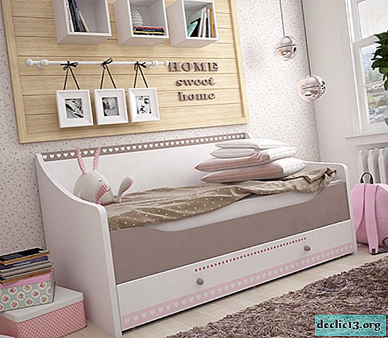 Revisão completa de camas para meninas, características de design de modelos