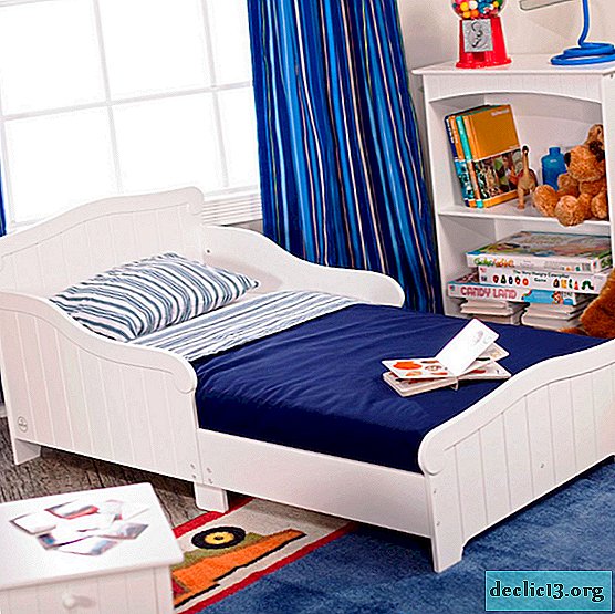 Popular models of cots for boys of different ages