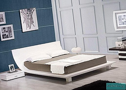Populære modeller af senge lavet i højteknologisk stil, hvordan man kombinerer i interiøret
