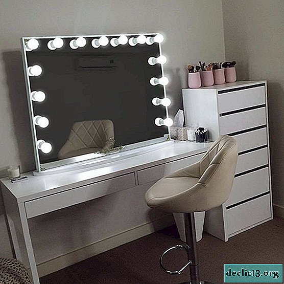 As vantagens de uma mesa de maquiagem com espelho retroiluminado