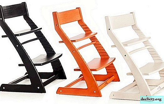 Kidfix "voksende" stol - designfunksjoner og fordeler