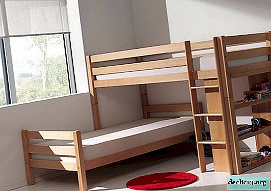 Pelbagai katil katil bertingkat, tempat mereka di pedalaman