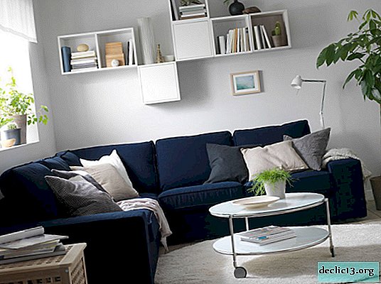 Sorte kotnih kavč Ikea, priljubljeni modeli