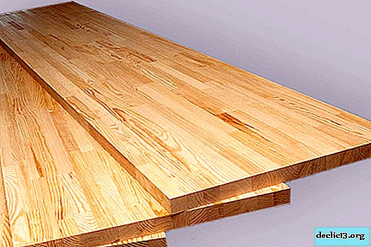 Panel de muebles de pino, los principales parámetros