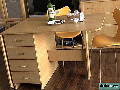 Tips for choosing a folding table with drawers, ready-made options