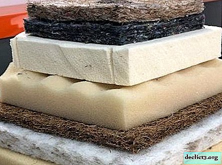 Properties of quality foam rubber for a sofa, its variety and brand